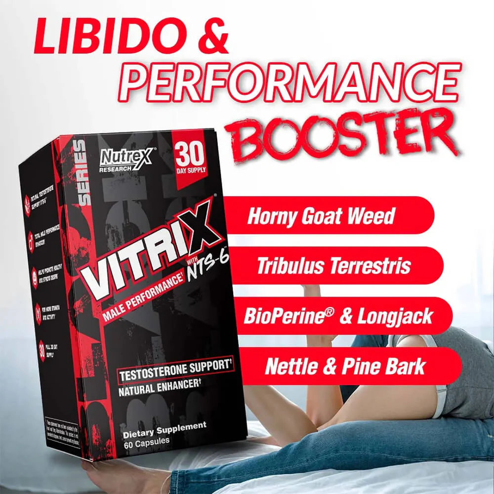 NUTREX VITRIX NTS-6 PRECURSOR NATURAL TESTOSTERONA 60 CAPSULAS - Imagen 2