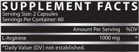L-ARGININE 1000 NUTREX - Imagen 2