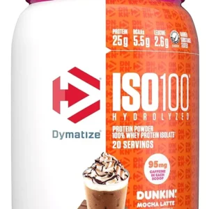 Iso 100 Dunkin' Mocha Latte 1.36 Lb 20 Servicios