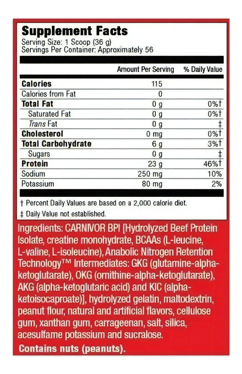 Carnivor Proteína carne (4 Lb) - Imagen 2