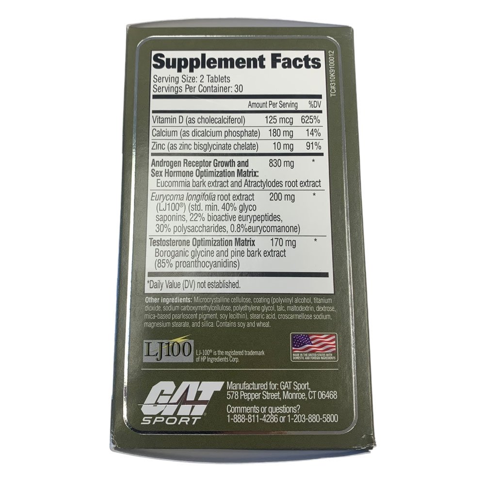 TESTROL PLATINUM 60 TABS GAT - Imagen 4