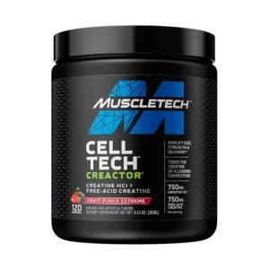 Muscletech Cell-Tech Creactor Creatina HCL 120 Servicios